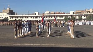 شاهد : تخرج عدد من الكليات العسكرية بالعاصمة صنعاء