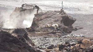 شاهد بالصور : مواقع تبة القناصين المطلة على مدينة نجران تحت سيطرة الجيش اليمني واللجان