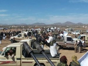 بالصور.. انتفاضة مسلحة لأكبر قبائل طوق صنعاء
