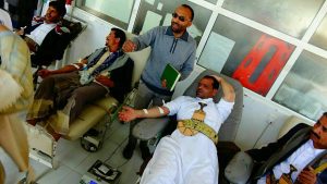 صعدة : تدشين حملة التبرع بالدم لجرحى الجيش واللجان بمناسبة المولد النبوي
