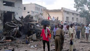 تفجير انتحاري يخلف قرابة الـ100 قتيل ومصاب في الصومال