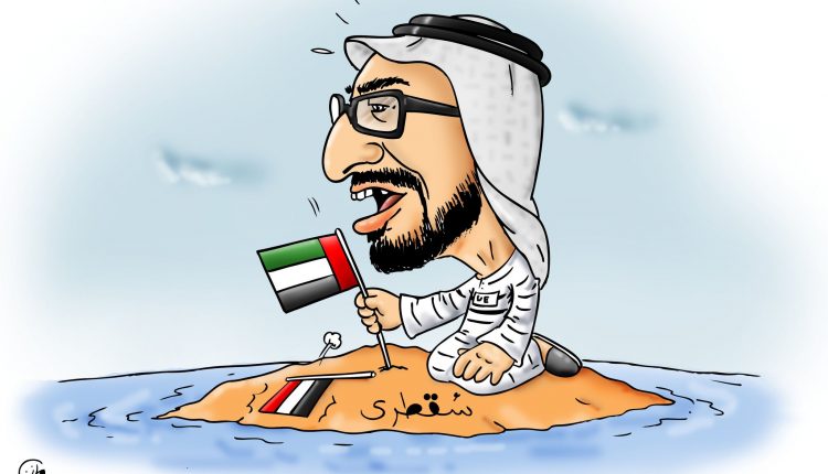 محمد بن زايد كاريكاتير