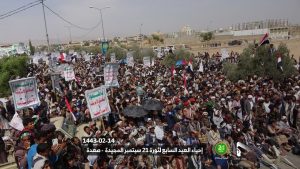 طوفان بشري هادر يحتفل بثورة الحرية والإستقلال في محافظة صعدة (صور+فيديو)