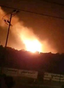 غارات جوية عنيفة على العاصمة صنعاء “أماكن الإستهداف”