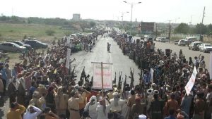 وقفة احتجاجية ومسيرة حاشدة بالمربع الجنوبي لمحافظة الحديدة
