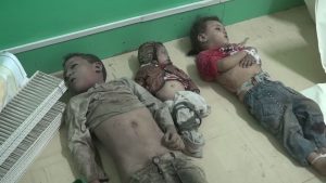 ناشط بريطاني يشهد بمشاركة دولته للسعودية في قتل أطفال اليمن (فيديو)