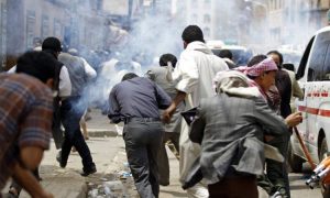 اشتباكات في صفوف المرتزقة وسط مدينة تعز