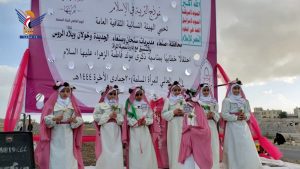 تواصل فعاليات إحياء ذكرى ميلاد فاطمة الزهراء في عدد من مديريات محافظة صنعاء