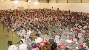 فعالية خطابية للمنطقة العسكرية الرابعة إحياءً لذكرى الرئيس الشهيد الصماد