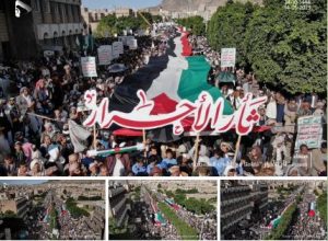 مشاهد جوية نوعية من مسيرة “ثأر الأحرار” بـ#صنعاء تضامناً مع الشعب الفلسطيني