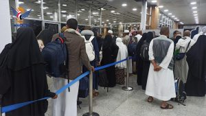 176 حاجاً يعودون عبر مطار صنعاء الدولي