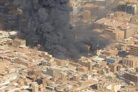 شاهد صورة مباشرة.. العاصمة الخرطوم تحترق..!
