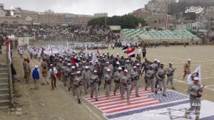 حجة.. عرض عسكري شعبي لأكثر من 3500 مقاتل ضمن حملة التعبئة العامة لنصرة الأقصى