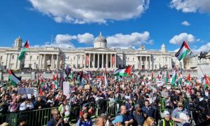 تظاهرات عارمة في عدة دول أوروبية تطالب بوقف الإبادة الجماعية في غزة ومحاسبة مرتكبيها (صور)