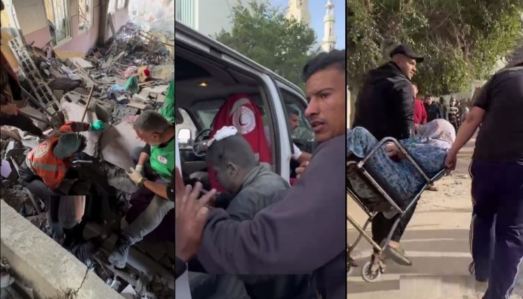 مجزرة الاحتلال بحق النازحين في مدرسة الارقم بغزة