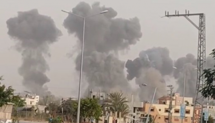 العدو يقصف مستشفى غزة الأوروربي