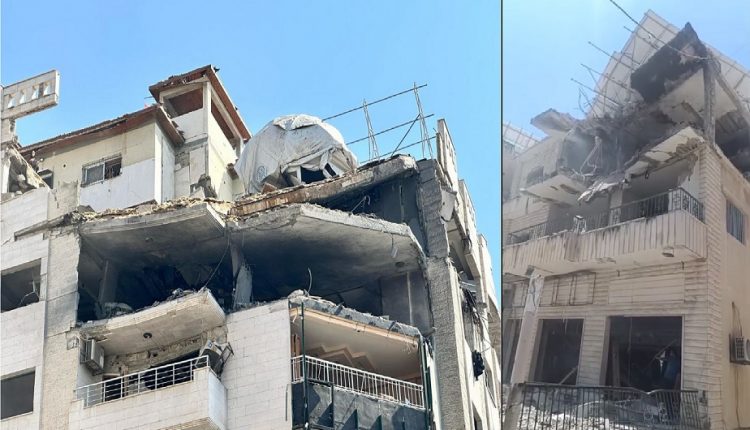 اثار العدوان على النبطية جنوب لبنان