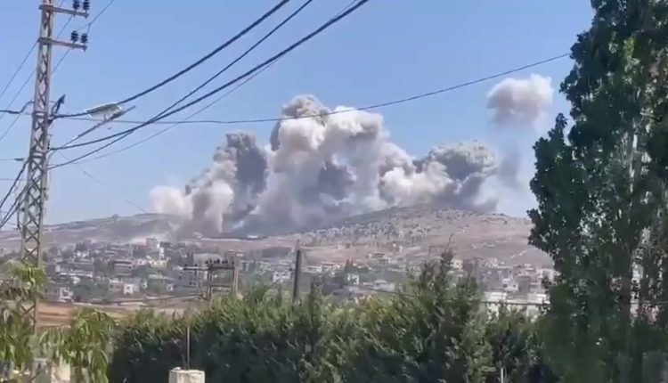 غارات عنيفة جديداً على جنوب لبنان