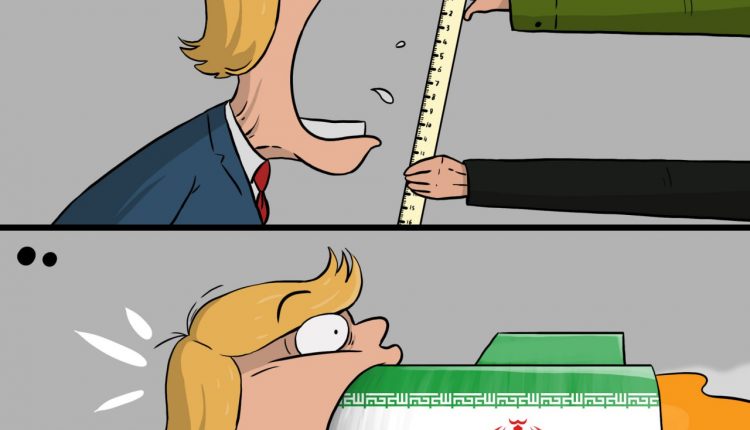 كاريكاتير.. صواريخ إيران تلجم مجنون أمريكا