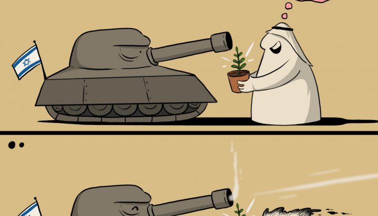 كاريكاتير.. المطبعون وأوكانهم مسخرة عند كيان العدو