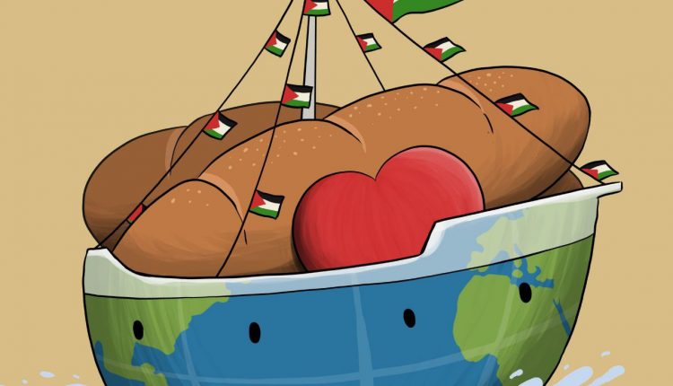 كاريكاتير.. اسطول الصمود العالمي لكسر الحصار الصهيوني عن غزة