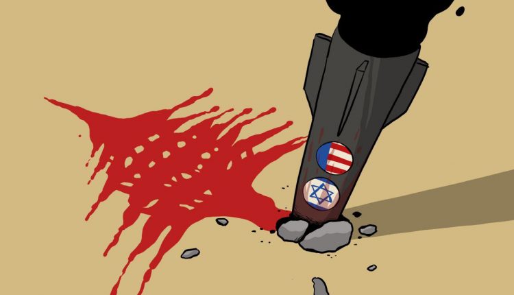 كاريكاتير.. الانتهاكات الصهيوأمريكية بحق الشعب اللبناني