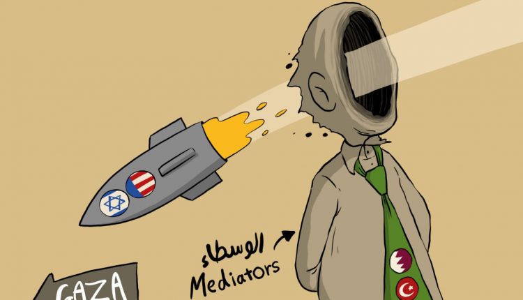 كاريكاتير.. أمريكا الصهيونية تدمر جهود الوسطاء في غزة