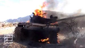 استمرار العمليات القيصرية لدبابات المرتزقة في جبهة مريس