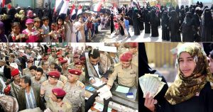 بالصور : تواصل الحملة الوطنية لدعم البنك المركزي في ذمار وصنعاء