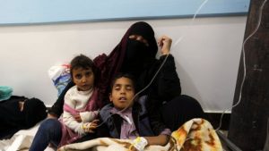 إرتفاع وفيات الكوليراء في اليمن إلى 2110