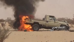 تدمير 4 اليات ومصرع وجرح عدد من العسكريين السعوديين والمرتزقة في بجهات الحدود