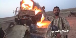 Dozens of Saudi American Aggression Mercenaries in Al-Jouf