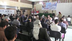 بحضور رسمي:  صنعاء تحيي الذكرى الرابعة لاستشهاد الصحفي عبد الكريم الخيواني