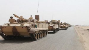 شاهد الفيديو.. تعزيزات عسكرية ضخمة قادمة من مأرب إلى محافظة شبوة