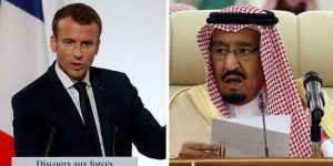 الرئيس الفرنسي يخلى مسؤولية بلاده من جرائم السعودية والامارات