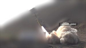 القوة الصاروخية تهدي بدر1_P وجبة دسمة في صحراء ميدي