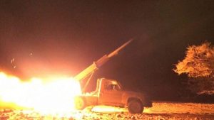 القوة الصاروخية تقصف تجمعات عسكرية لمرتزقة الجيش السعودي في نجران