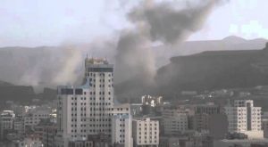 طيران تحالف الهمجية يشن 9 غارات على العاصمة صنعاء (أسماء المواقع المستهدفة)