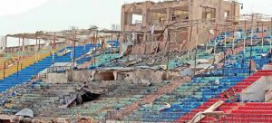 هام : العدوان يدمر 87 منشأة رياضة في ثلاث سنوات من عدوانه الهمجي على اليمن
